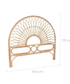 Rendez Vous Déco Tête De Lit 140 Cm En Rotin -Boutique Maisons du Monde tete de lit 140 cm en rotin 2