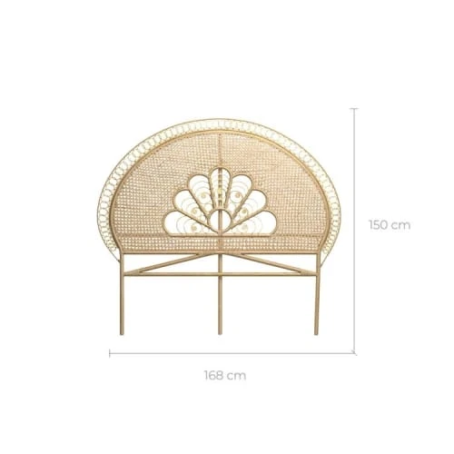 Rendez Vous Déco Tête De Lit 140 Cm En Rotin Naturel 6 Rendez Vous Déco Tête De Lit 140 Cm En Rotin Naturel – Image 4