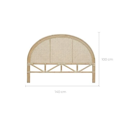 Rendez Vous Déco Tête De Lit 140 Cm En Rotin Naturel 6 Rendez Vous Déco Tête De Lit 140 Cm En Rotin Naturel – Image 4