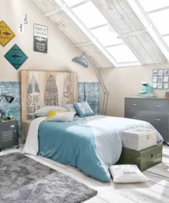 Maisons Du Monde Tête De Lit 140 En Pin Et Sapin Imprimé -Boutique Maisons du Monde tete de lit 140 en pin et sapin imprime 1000 2 37 170597 4