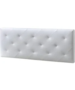 HOMN Tête De Lit 140x60 Cm Blanc, Cuir Synthétique