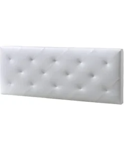 HOMN Tête De Lit 140x60 Cm Blanc, Cuir Synthétique 13 HOMN Tête De Lit 140x60 Cm Blanc, Cuir Synthétique -Boutique Maisons du Monde tete de lit 140x60 cm blanc cuir synthetique rombo