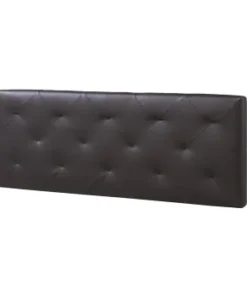 HOMN Tête De Lit 140x60 Cm Chocolat, Cuir Synthétique -Boutique Maisons du Monde tete de lit 140x60 cm chocolat cuir synthetique rombo 1