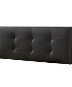 HOMN Tête De Lit 140x60 Cm Noir, Cuir Synthétique