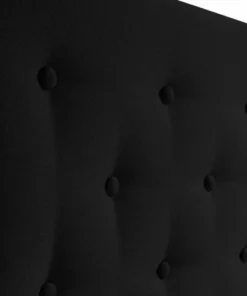 HOMN Tête De Lit 150x100 Cm, Capitonnée Tissu Anthracite, épaisseur De 8 Cm -Boutique Maisons du Monde tete de lit 150x100 cm capitonnee tissu anthracite epaisseur de 8 cm 2