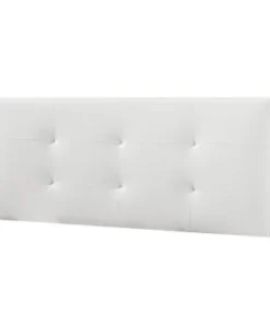 HOMN Tête De Lit 150x60 Cm Chocolat, Cuir Synthétique -Boutique Maisons du Monde tete de lit 150x60 cm blanc cuir synthetique carla 2