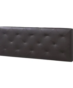 HOMN Tête De Lit 150x60 Cm Chocolat, Cuir Synthétique