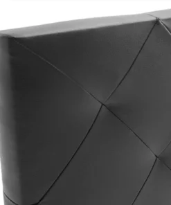 HOMN Tête De Lit 150x60 Cm Noir, Cuir Synthétique -Boutique Maisons du Monde tete de lit 150x60 cm noir cuir synthetique 4