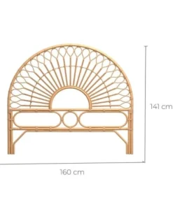 Rendez Vous Déco Tête De Lit 160 Cm En Rotin -Boutique Maisons du Monde tete de lit 160 cm en rotin 2