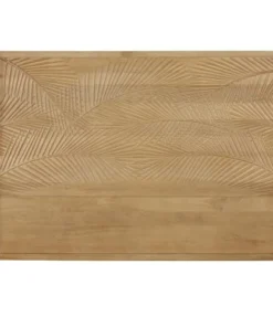 Maisons Du Monde Tête De Lit 160 En Manguier Massif Motif Tropical Sculpté