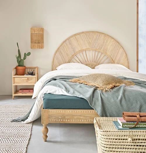 Maisons Du Monde Tête De Lit 160 En Rotin Tressé 6 Maisons Du Monde Tête De Lit 160 En Rotin Tressé – Image 4