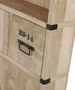 Maisons Du Monde Tête De Lit 160 Industrielle En Bois De Manguier Massif Et Métal Noir -Boutique Maisons du Monde tete de lit 160 industrielle en bois de manguier massif et metal noir 1000 9 15 216946 3