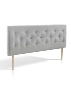 HOMN Tête De Lit 160x100 Cm, Capitonnée Tissu Anthracite, épaisseur De 8 Cm -Boutique Maisons du Monde tete de lit 160x100 cm capitonnee tissu gris oslo