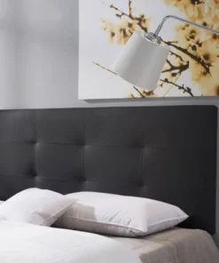 HOMN Tête De Lit 160x60 Cm Noir, Cuir Synthétique 9 HOMN Tête De Lit 160x60 Cm Noir, Cuir Synthétique -Boutique Maisons du Monde tete de lit 160x60 cm noir cuir synthetique 1