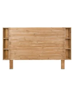 Dendro Tête De Lit 198 X 120 Avec Rangement Bois Massif