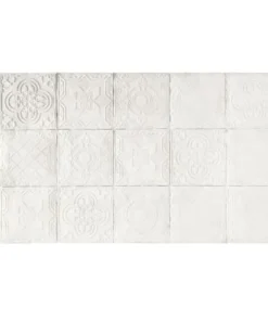 Maisons Du Monde Tête De Lit 200 En Pin Massif Motifs Mosaïques Blanches