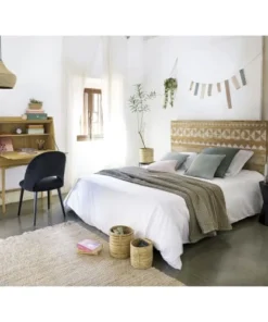 Maisons Du Monde Tête De Lit à Motifs En Bois Recyclé L 160 Cm -Boutique Maisons du Monde tete de lit a motifs en bois recycle l 160 cm 1000 13 24 146927 6