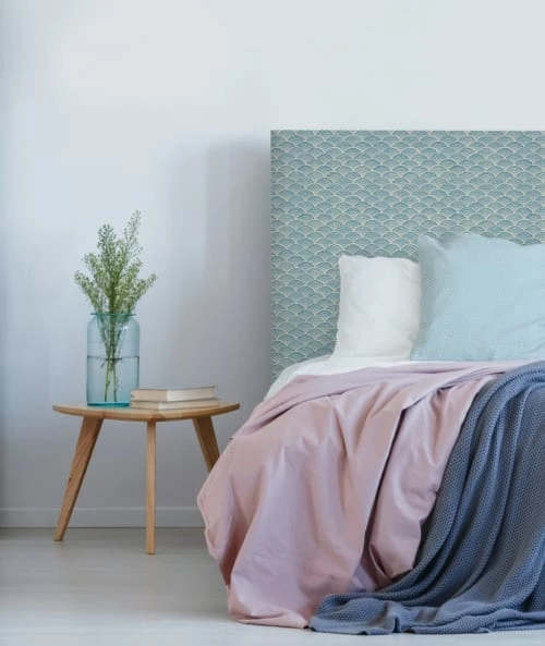 MyQuintus Tête De Lit Avec Housse Bleu 140 Cm 8 MyQuintus Tête De Lit Avec Housse Bleu 140 Cm – Image 6