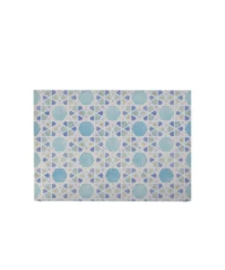 MyQuintus Tête De Lit Avec Housse Bleu 140 Cm