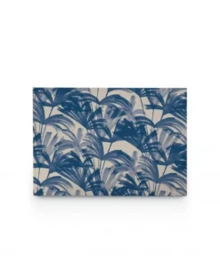 MyQuintus Tête De Lit Avec Housse Bleu 140 Cm