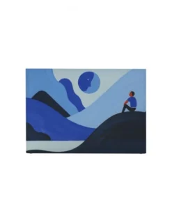 MyQuintus Tête De Lit Avec Housse Bleu 160 Cm