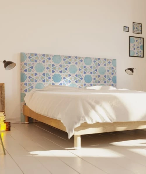 MyQuintus Tête De Lit Avec Housse Bleu 180 Cm 4 MyQuintus Tête De Lit Avec Housse Bleu 180 Cm – Image 2