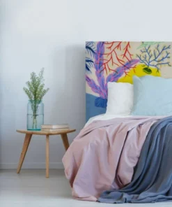 MyQuintus Tête De Lit Avec Housse Bleu 180 Cm -Boutique Maisons du Monde tete de lit avec housse bleu 180 cm 40