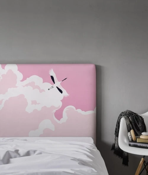 MyQuintus Tête De Lit Avec Housse Rose 160 Cm 7 MyQuintus Tête De Lit Avec Housse Rose 160 Cm – Image 5