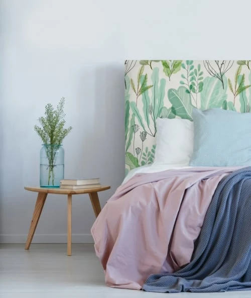 MyQuintus Tête De Lit Avec Housse Vert 140 Cm 8 MyQuintus Tête De Lit Avec Housse Vert 140 Cm – Image 6