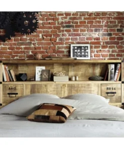 Maisons Du Monde Tête De Lit Avec Rangements En Manguier Massif L 140 Cm 10 Maisons Du Monde Tête De Lit Avec Rangements En Manguier Massif L 140 Cm -Boutique Maisons du Monde tete de lit avec rangements en manguier massif l 140 cm 1000 11 32 146279 2