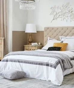 Maisons Du Monde Tête De Lit Capitonnée En Lin L 160 Cm -Boutique Maisons du Monde tete de lit capitonnee en lin l 160 cm 1000 10 38 110697 14