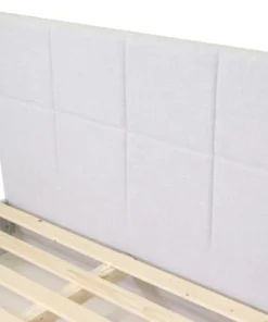 HOMIFAB Tête De Lit Capitonnée En Tissu Gris Clair 140 Cm -Boutique Maisons du Monde tete de lit capitonnee en tissu gris clair 140 cm 11