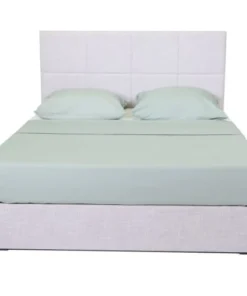 HOMIFAB Tête De Lit Capitonnée En Tissu Gris Clair 140 Cm -Boutique Maisons du Monde tete de lit capitonnee en tissu gris clair 140 cm 8