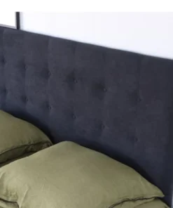 HOMIFAB Tête De Lit Capitonnée En Velours Gris Anthracite 160 Cm 11 HOMIFAB Tête De Lit Capitonnée En Velours Gris Anthracite 160 Cm -Boutique Maisons du Monde tete de lit capitonnee en velours gris anthracite 160 cm 3