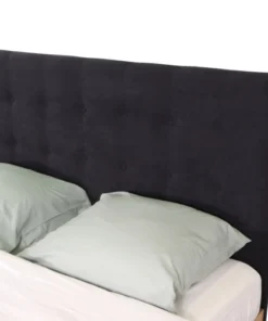 HOMIFAB Tête De Lit Capitonnée En Velours Gris Anthracite 160 Cm 13 HOMIFAB Tête De Lit Capitonnée En Velours Gris Anthracite 160 Cm -Boutique Maisons du Monde tete de lit capitonnee en velours gris anthracite 160 cm 5