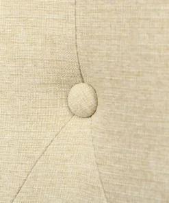 HOMCOM Tête De Lit Capitonnée Rembourrée MDF Coton Polyester Beige -Boutique Maisons du Monde tete de lit capitonnee rembourree mdf coton polyester beige 4