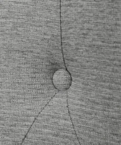 HOMCOM Tête De Lit Capitonnée Rembourrée MDF Coton Polyester Gris -Boutique Maisons du Monde tete de lit capitonnee rembourree mdf coton polyester gris 3