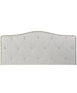 Wadiga Tête De Lit Classique Capitonnée Polyester Beige L146cm