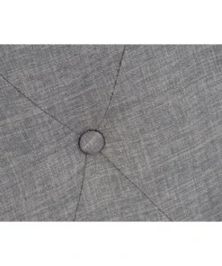 Wadiga Tête De Lit Classique Capitonnée Polyester Gris L146cm -Boutique Maisons du Monde tete de lit classique capitonnee polyester gris l146cm 3