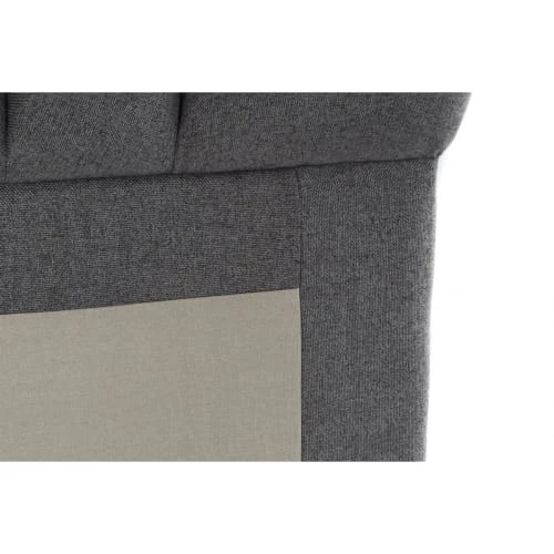 Wadiga Tête De Lit Coquillage Polyester Gris L162cm 5 Wadiga Tête De Lit Coquillage Polyester Gris L162cm – Image 3