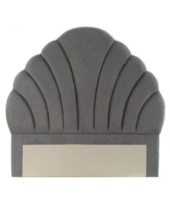 Wadiga Tête De Lit Coquillage Polyester Gris L162cm