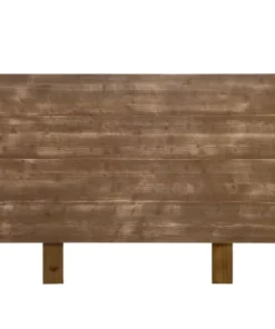 Hannun Tête De Lit En Bois D'épicéa Couleur Marron Vieilli Pour Lit 150 Cm