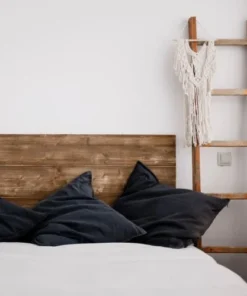 Hannun Tête De Lit En Bois D'épicéa Couleur Marron Vieilli Pour Lit 150 Cm -Boutique Maisons du Monde tete de lit en bois d epicea couleur marron vieilli pour lit 150 cm 4