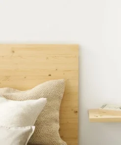 Hannun Tête De Lit En Bois D'épicéa De Couleur Beige Pour Lit 150 Cm -Boutique Maisons du Monde tete de lit en bois d epicea de couleur beige pour lit 150 cm 2