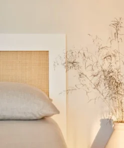 Hannun Tête De Lit En Bois D'épicéa De Couleur Blanc Pour Lit 160 Cm -Boutique Maisons du Monde tete de lit en bois d epicea de couleur blanc pour lit 160 cm 5