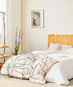 Hannun Tête De Lit En Bois D'épicéa De Couleur Marron Clair Pour Lit 150 Cm -Boutique Maisons du Monde tete de lit en bois d epicea de couleur marron clair pour lit 150 cm 5