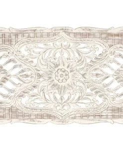 GINER Y COLOMER Tête De Lit En Bois De Manguier Blanc