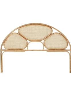 BOIS DESSUS BOIS DESSOUS TĂȘte De Lit En Cannage Et Rotin 160 Cm