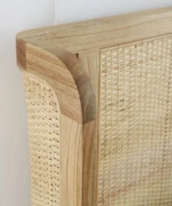 BOIS DESSUS BOIS DESSOUS Tête De Lit En Mindi Massif Et Rotin 160 Cm -Boutique Maisons du Monde tete de lit en mindi massif et rotin 160 cm 2
