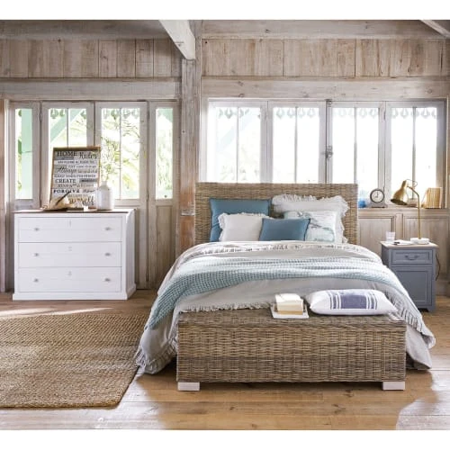 Maisons Du Monde Tête De Lit En Rotin Kubu Et Mahogany Massif L 160 Cm 6 Maisons Du Monde Tête De Lit En Rotin Kubu Et Mahogany Massif L 160 Cm – Image 4